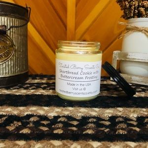 Shortbread Buttercream Homemade Soy Candle/16 Oz